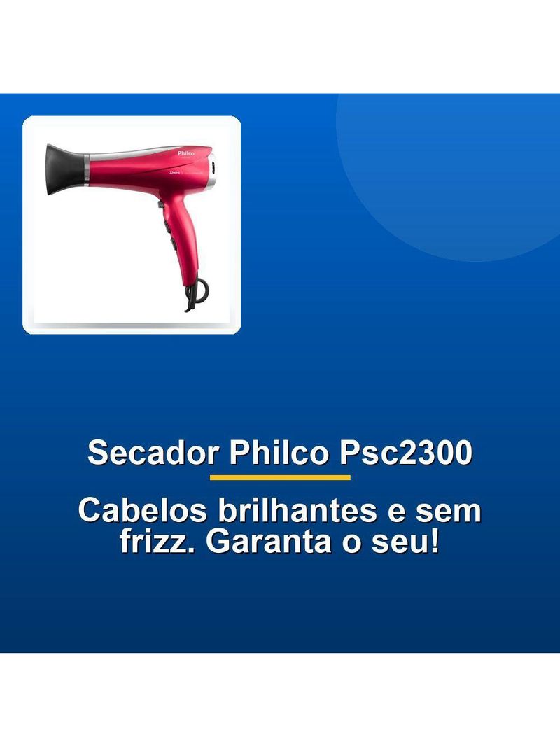 Secador Philco Psc2300 Bivolt