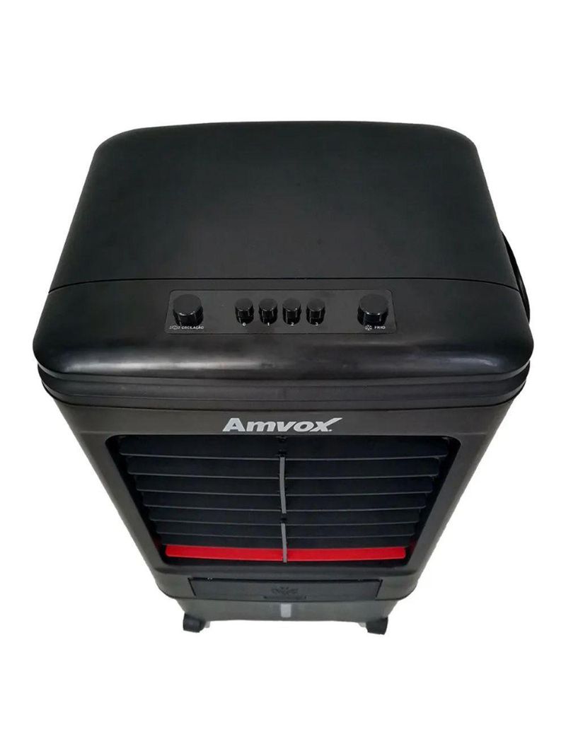 Climatizador De Ar Amvox Umidifica E Ventila 18L Preto 220V