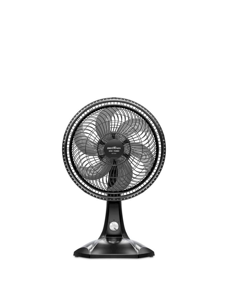 Ventilador De Mesa Britânia BVT301 60W Maxx Force Preto 220V