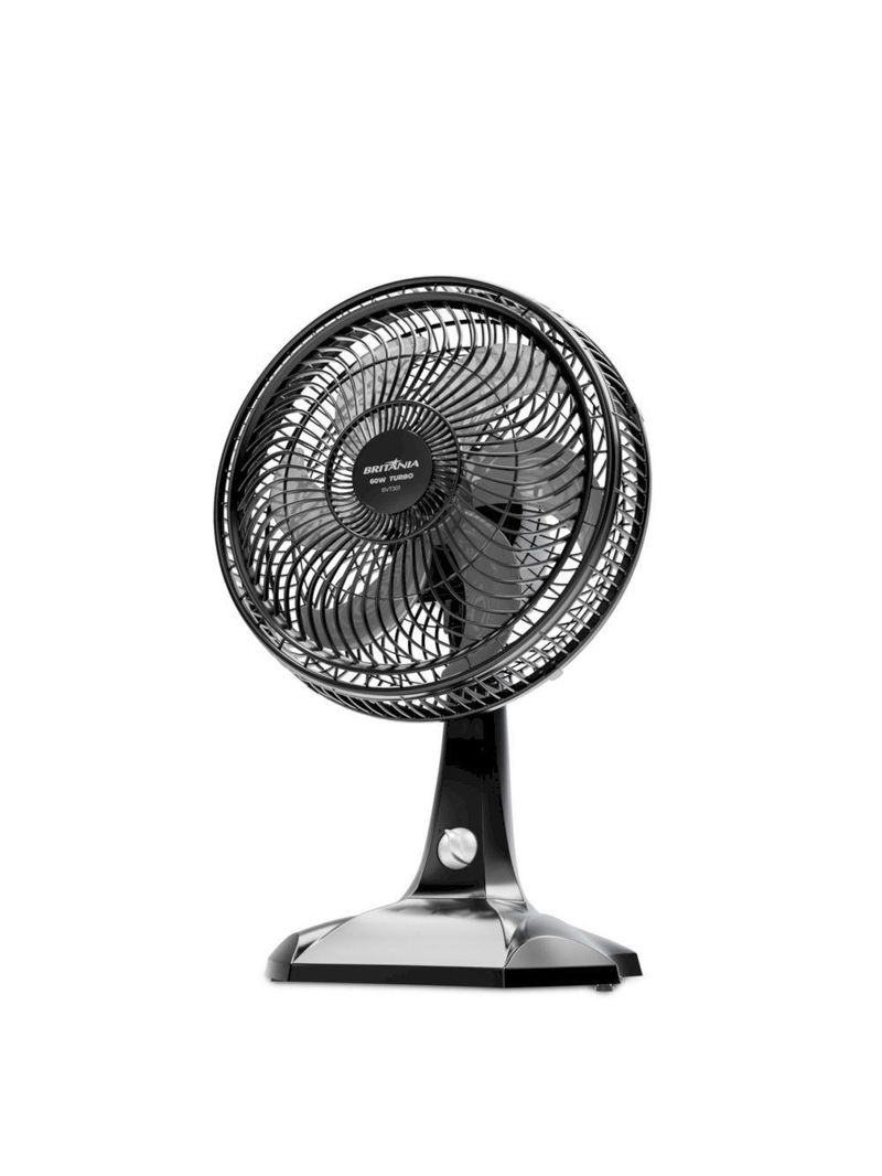 Ventilador De Mesa Britânia BVT301 60W Maxx Force Preto 220V