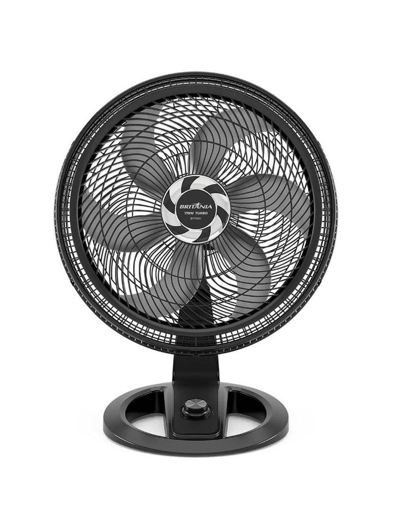 Ventilador De Mesa BVT500 2 Em 1 Britânia Preto 110V