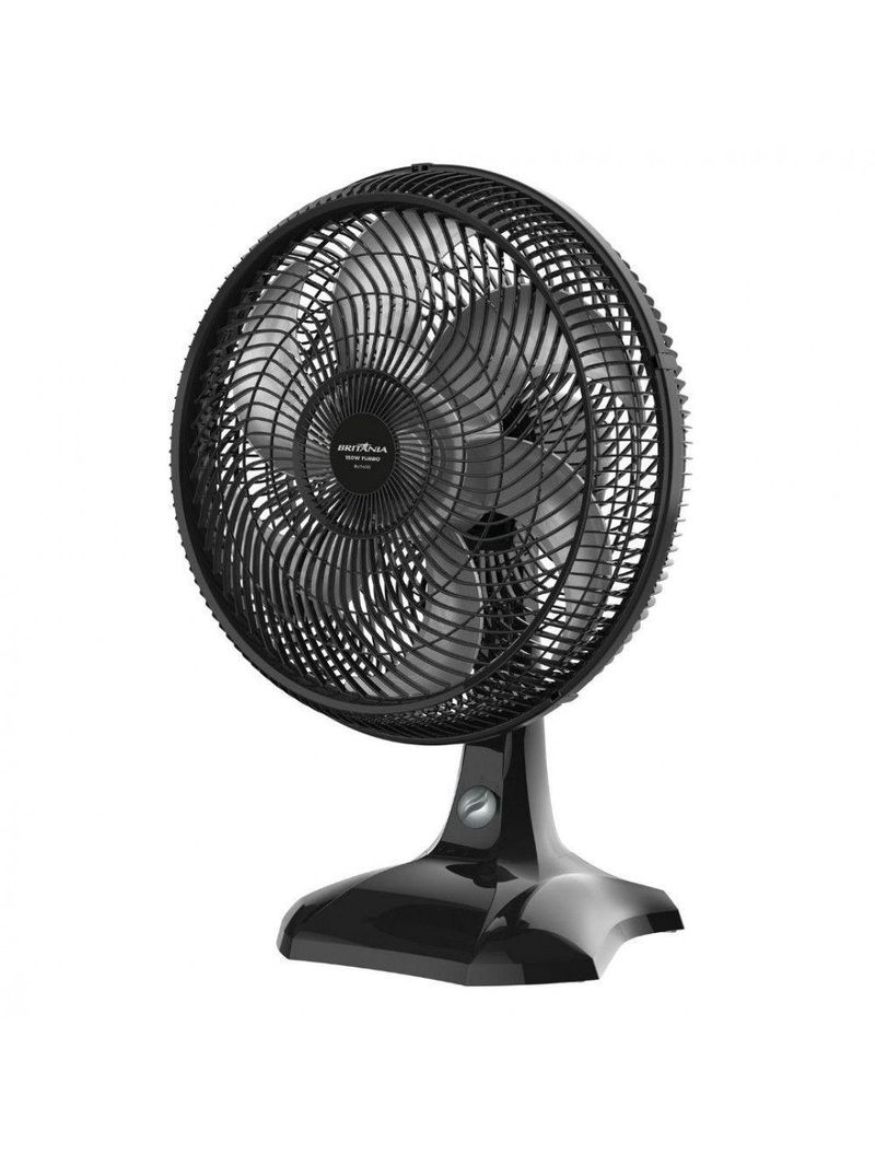 Ventilador De Mesa Britânia 3 Velocidades 40cm Bvt400 Preto 127 V
