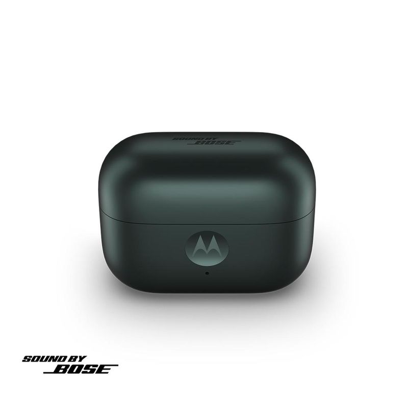 Fone de ouvido moto buds loop ows bluetooth, sound by bose ip54 bateria até 39h verde