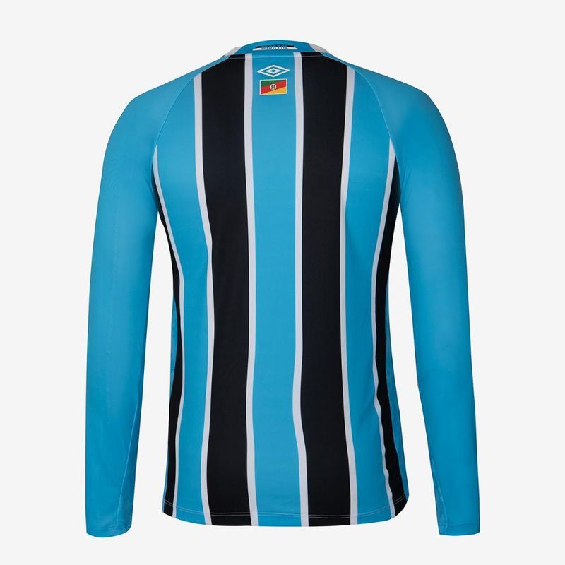 Camisa ml masculina umbro gremio of1 2025 torcedor s/n