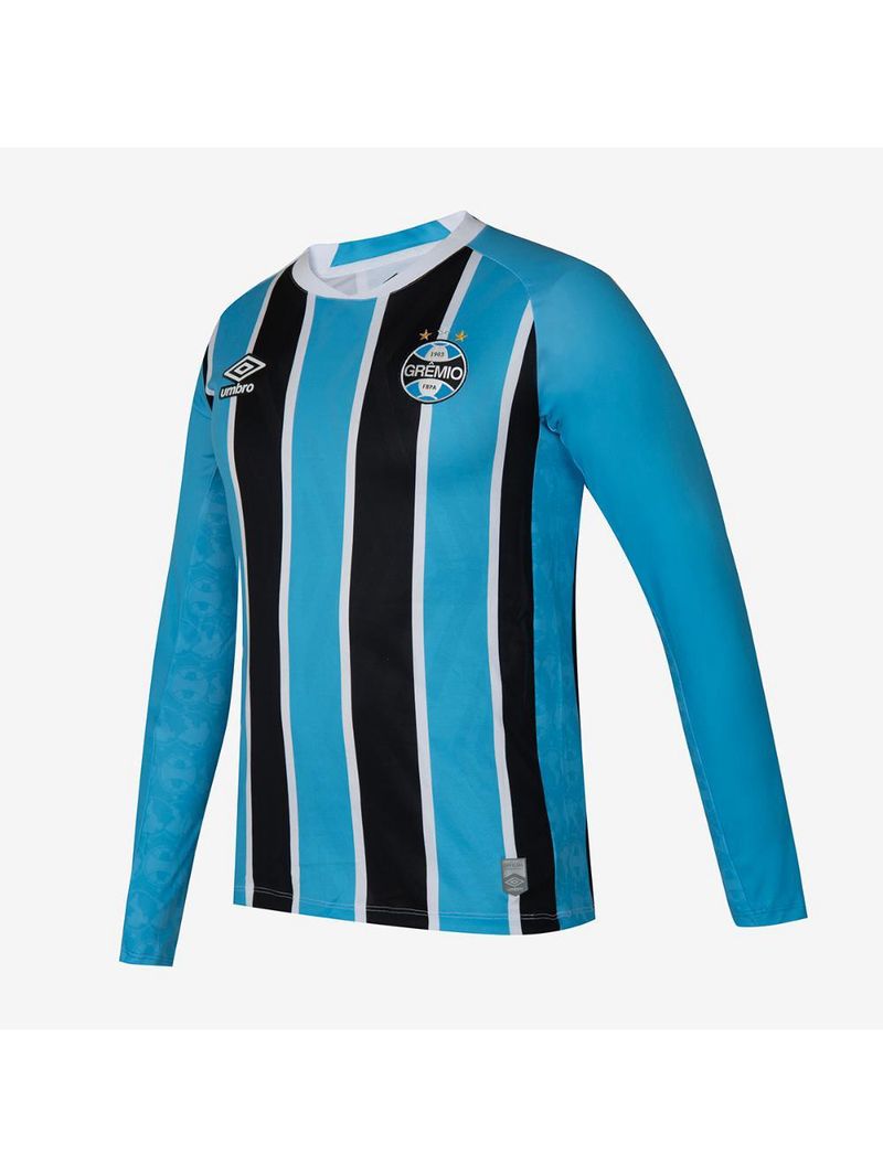 Camisa ml masculina umbro gremio of1 2025 torcedor s/n