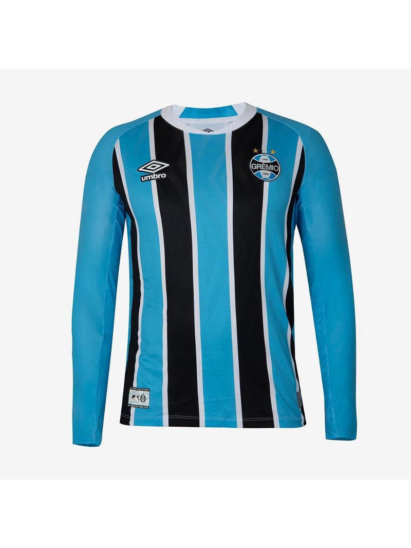 Camisa ml masculina umbro gremio of1 2025 torcedor s/n