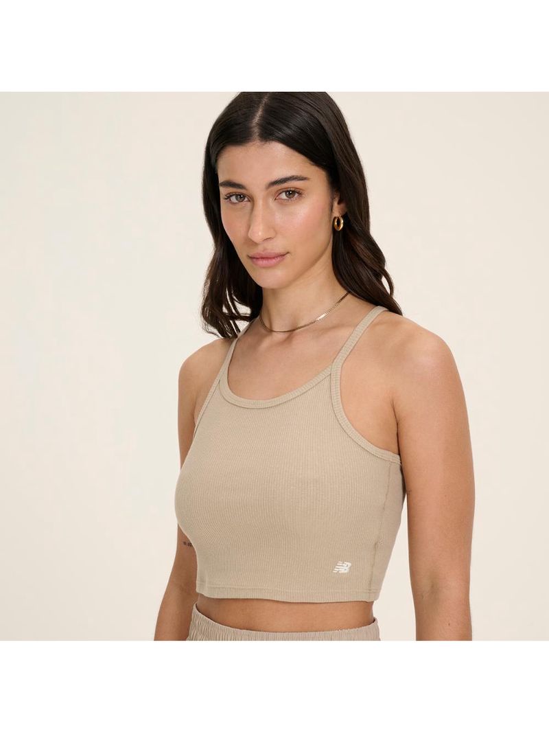 Top new balance canelado small logo feminino