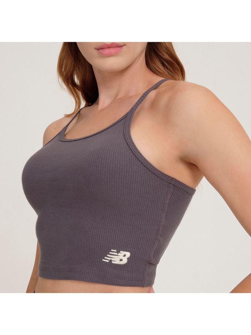 Top new balance canelado small logo feminino