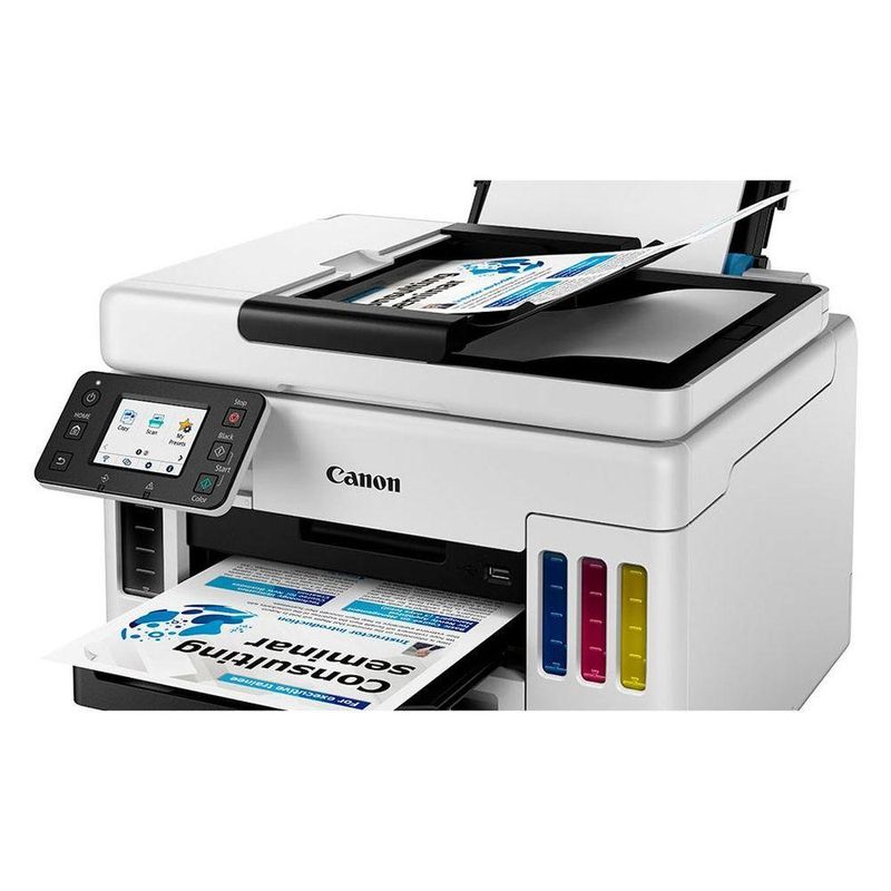 Impressora Multifuncional GX7010 Maxify Tanque de Tinta Colorida Impressão Wi-Fi