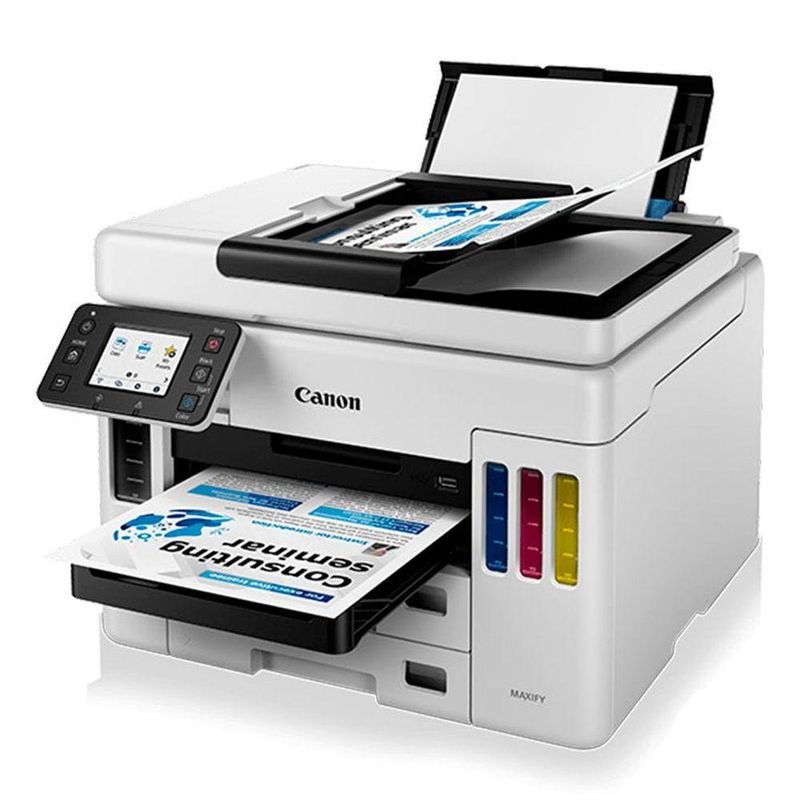Impressora Multifuncional GX7010 Maxify Tanque de Tinta Colorida Impressão Wi-Fi