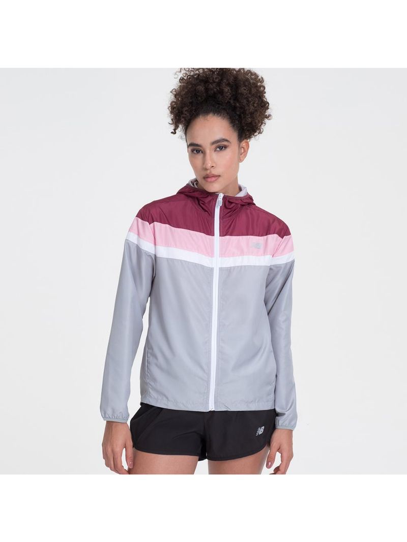 Jaqueta corta vento new balance accelerate feminino