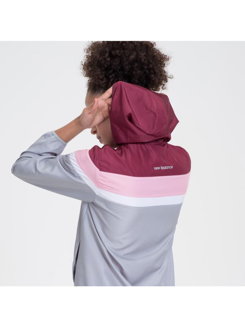Jaqueta corta vento new balance accelerate feminino