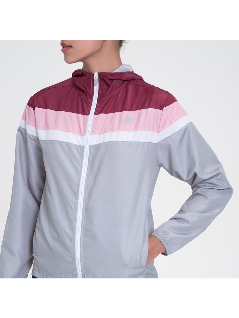 Jaqueta corta vento new balance accelerate feminino