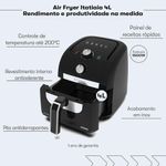 Fritadeira Air Fryer Itatiaia AFITA1001 4L 1500W com Timer Preto 110V