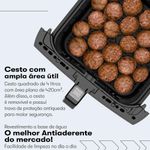 Fritadeira Air Fryer Itatiaia AFITA1001 4L 1500W com Timer Preto 110V