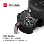 Fritadeira Elétrica Air Fryer WAP Grand Family 5L 1500W Preto 220V