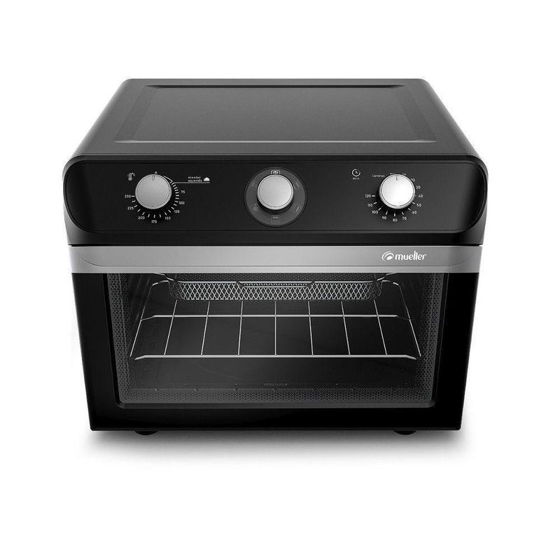 Forno Elétrico Air Fryer Mueller MFB35G 35L Preto com Grill Dourador e Função Descongelar 220V