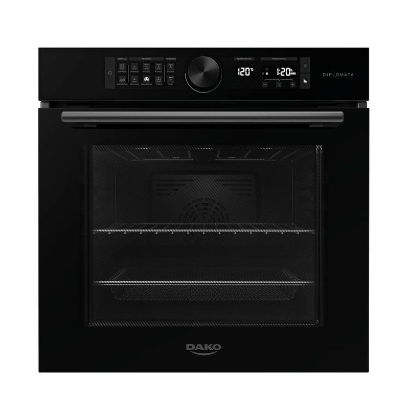 Forno Elétrico de Embutir Dako Diplomata 80L 3000W com Air Fryer e Painel Touch 220V