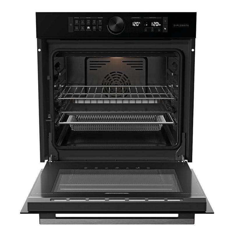 Forno Elétrico de Embutir Dako Diplomata 80L 3000W com Air Fryer e Painel Touch 220V