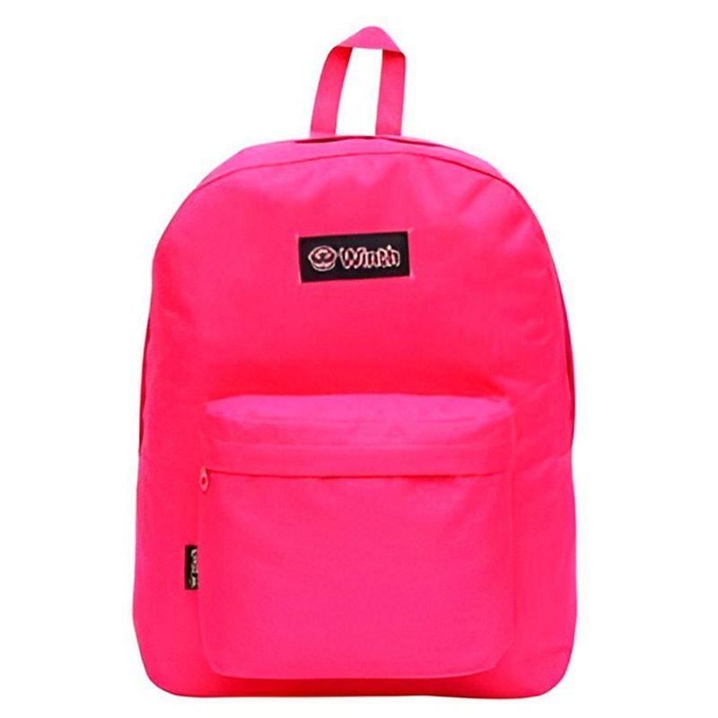 Mochila De Costas Escolar Juvenil Cores Escola Aulas Vermelho