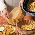Kit 50 Forma De Papel Air Fryer Forminha Descartavel