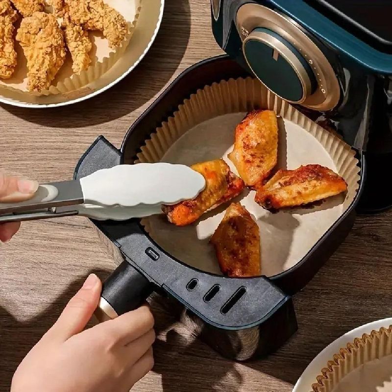 Kit 50 Forma De Papel Air Fryer Forminha Descartavel