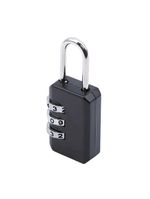Cadeado Com Segredo 3 Dígitos Em Metal Resistente – Ideal Para Mala, Mochila E Armário Bloqueio Combinação cinza