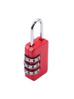 Cadeado Com Segredo 3 Dígitos Em Metal Resistente – Ideal Para Mala, Mochila E Armário Bloqueio Combinação cinza