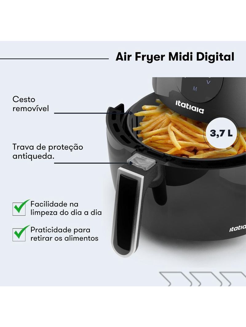 Air Fryer 3,7 Litros Midi Itatiaia 220V