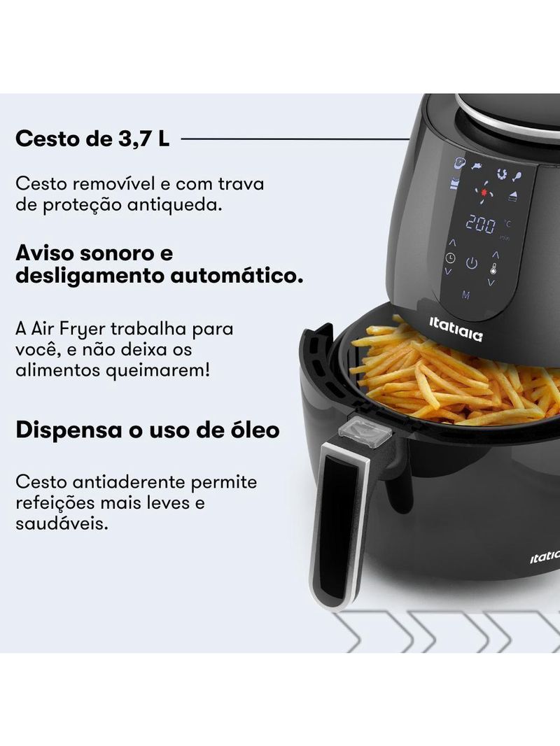 Air Fryer 3,7 Litros Midi Itatiaia 220V