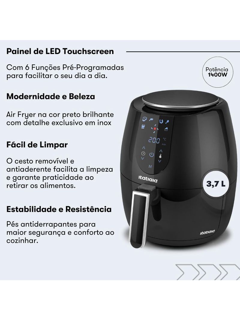 Air Fryer 3,7 Litros Midi Itatiaia 220V