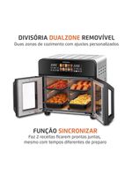 Air Fryer Forno 25L French Door Mondial Preto/inox 2000W AFDO-25L-FD 110V