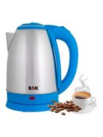 Chaleira Elétrica Aço Inox Jarra Bule 1100w 1,8l Portátil 110V azul Claro