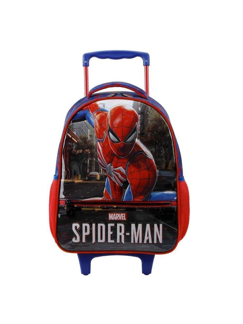 Mochila Homem Aranha Escolar Com Rodinhas - Spider Man - Xeryus Cor Vermelho