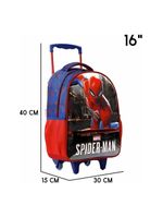Mochila Homem Aranha Escolar Com Rodinhas - Spider Man - Xeryus Cor Vermelho