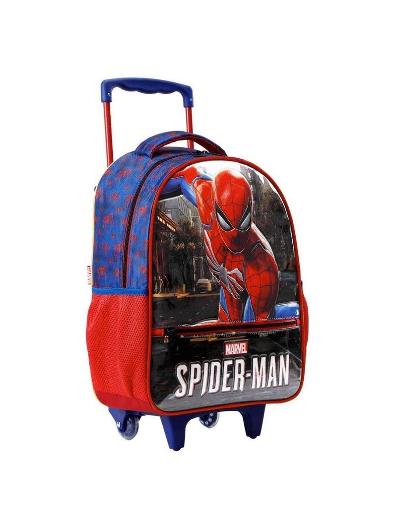 Mochila Homem Aranha Escolar Com Rodinhas - Spider Man - Xeryus Cor Vermelho