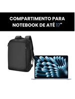 Mochila Masculina Para Notebook 17 E Laptop Executiva Impermeável E Reforçada Mit Intract Cor Mit 5