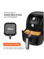 Fritadeira elétrica sem Óleo air fryer mondial family afn40fb 4l preta