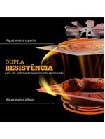 Fritadeira elétrica air fryer philco oven paf15b 15l preta