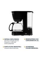 Cafeteira britânia bcf32c jarra de vidro