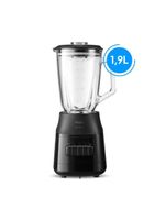 Liquidificador elgin super force preto 900w 3 velocidades jarra de vidro 1,9l função pulsar