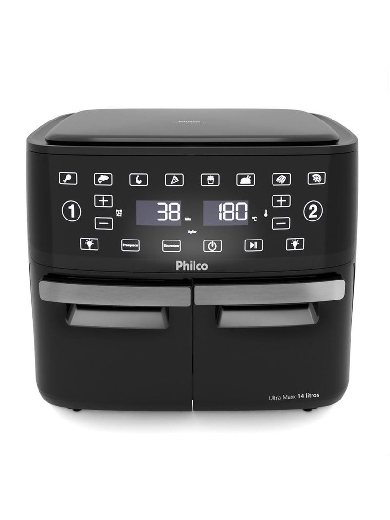 Air Fryer Philco 14L 4 Em 1 Painel Digital PAF14A 220V