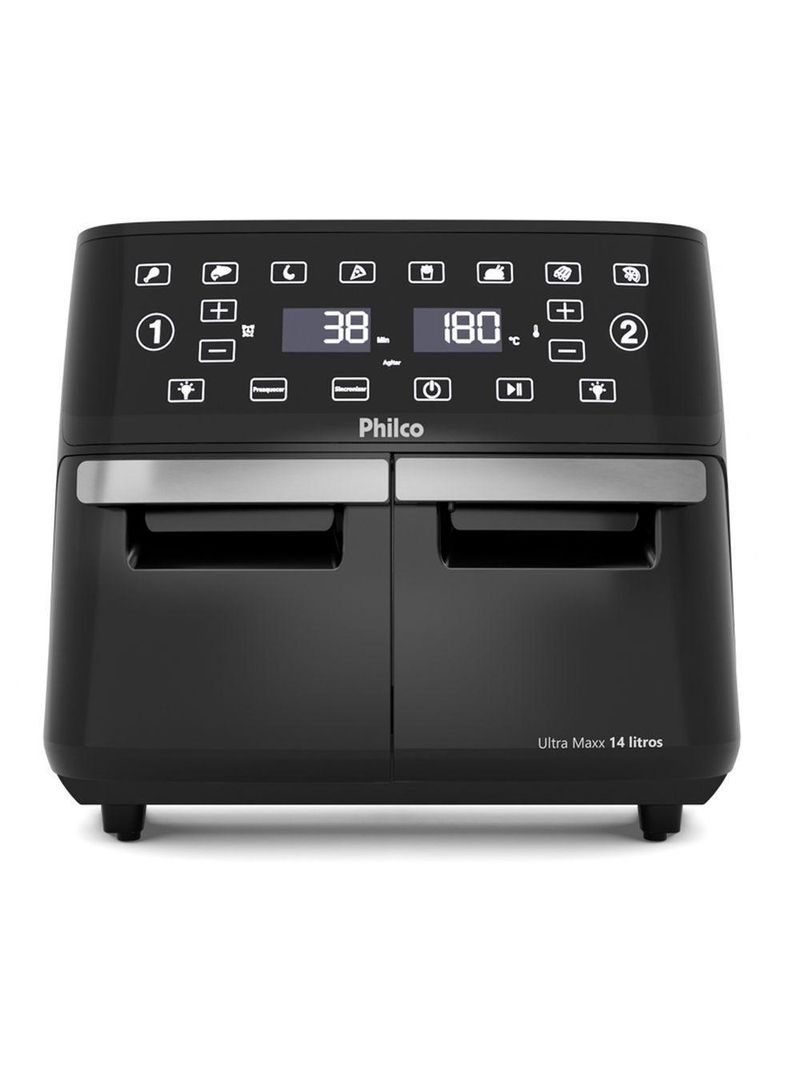 Air Fryer Philco 14L 4 Em 1 Painel Digital PAF14A 220V