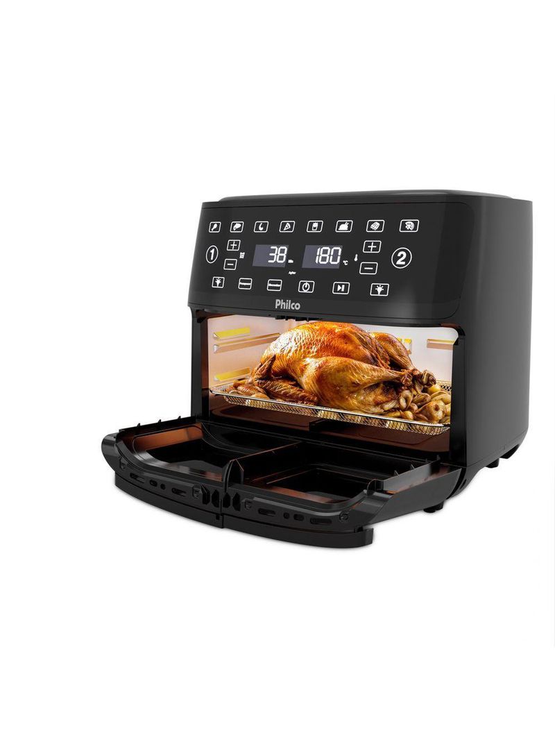 Air Fryer Philco 14L 4 Em 1 Painel Digital PAF14A 220V