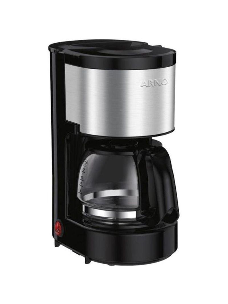 Cafeteira Elétrica Arno Perfectta Inox 600ml Jarra De Vidro 127v