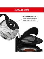 Cafeteira Elétrica Arno Perfectta Inox 600ml Jarra De Vidro 127v