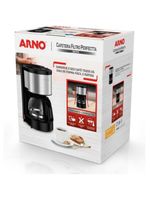 Cafeteira Elétrica Arno Perfectta Inox 600ml Jarra De Vidro 127v