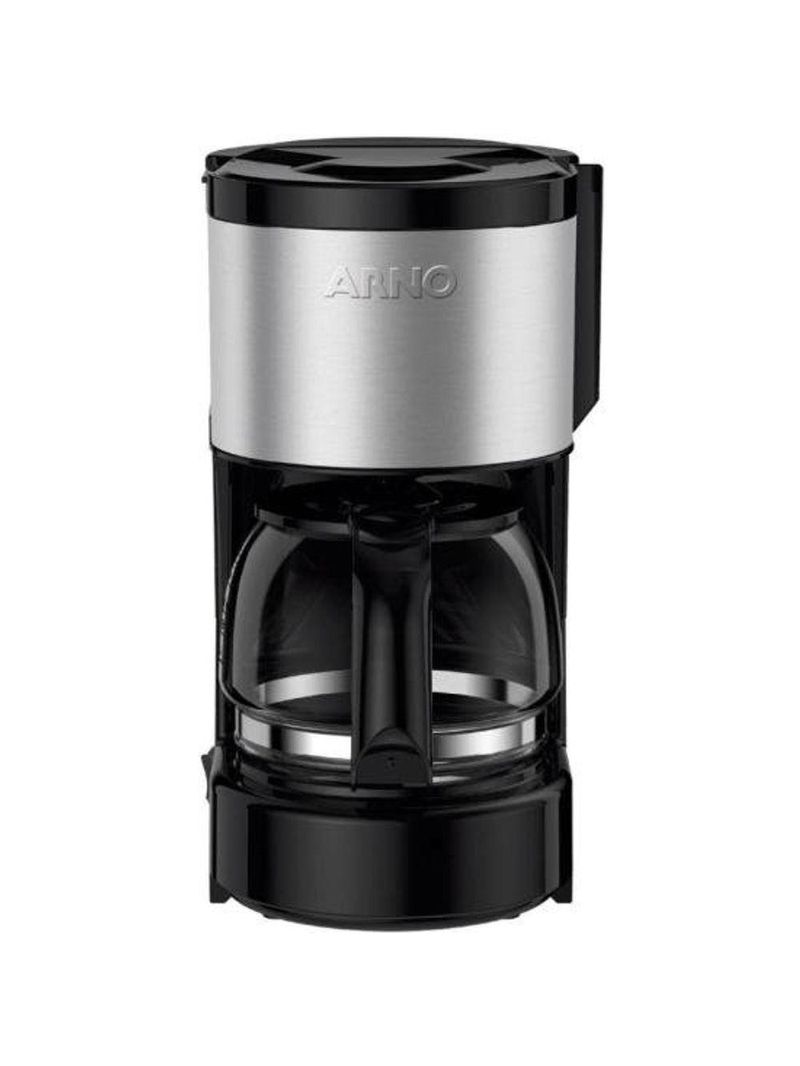 Cafeteira Elétrica Arno Perfectta Inox 600ml Jarra De Vidro 127v
