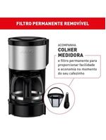 Cafeteira Elétrica Arno Perfectta Inox 600ml Jarra De Vidro 127v