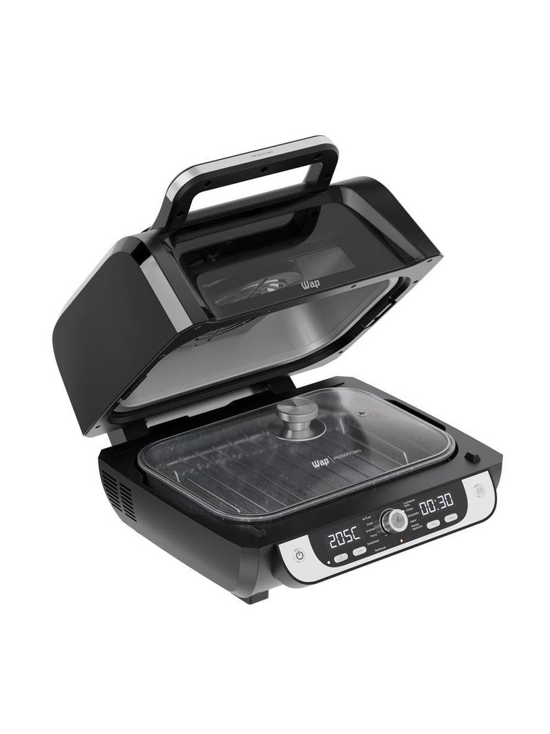 Fritadeira air fryer wap barbecue digital 1700w 12 funções painel led graystone sem Óleo sem fumaça